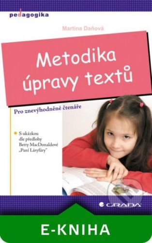 E-kniha: Metodika úpravy textů od Daňová Martina