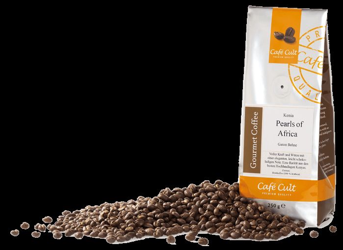 Café Cult Kenya Pearls of Africa 1kg zrnková káva
