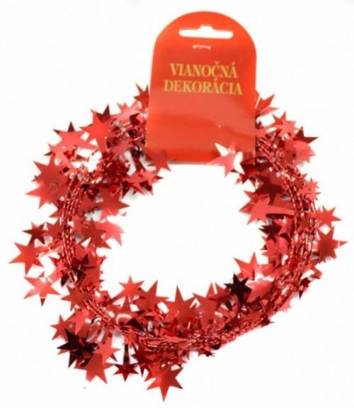 Anděl Řetěz s drátkem - červený - 5510