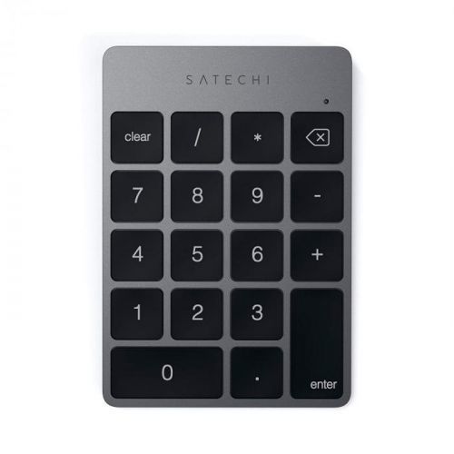 Bezdrátová číselná klávesnice pro Mac - Satechi, SLIM Wireless Keypad SpaceGray