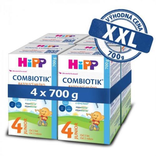 HiPP 4 Junior Combiotik Batolecí mléko 4x700 g