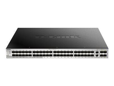 DLINK, 48 SFP ports Layer 3 Stackable Man, DGS-3130-54S/SI