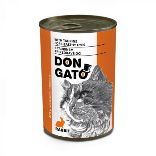 Dibaq DON GATO konzerva kočka králík 10x415 g