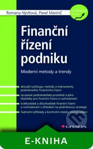 Finanční řízení podniku - Romana Nývltová, Pavel Marinič