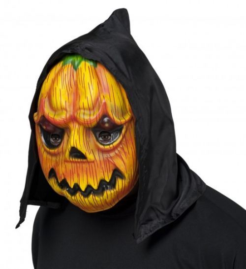 Maska dýně, plastová W 2666 - Halloween