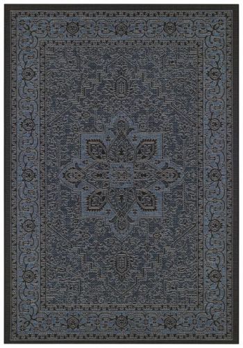Bougari - Hanse Home koberce Kusový koberec Jaffa 103872 Azurblue/Anthracite - 140x200 cm Modrá
