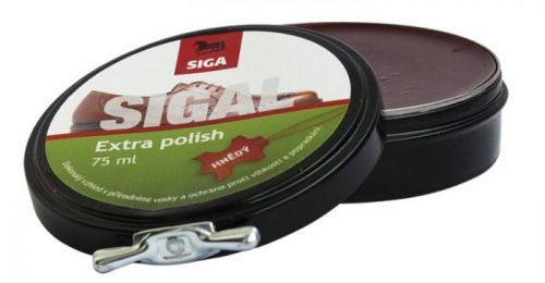 Impregnace vosk Siga Extra Polish 75ml - hnědá