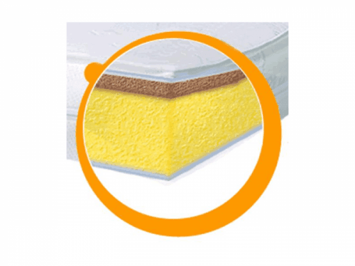 LittleUp Matrace 03 - kokos+molitan, výška 11 cm 120 x 60 cm