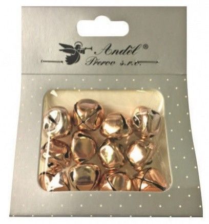 Anděl Rolničky měděné 2 cm, 12 ks 2082