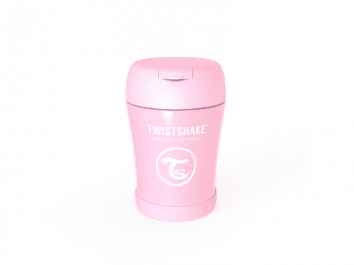 Twistshake Termoska na jídlo Pastelově růžová