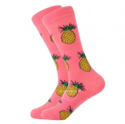 Stylové veselé ponožky - ananas
