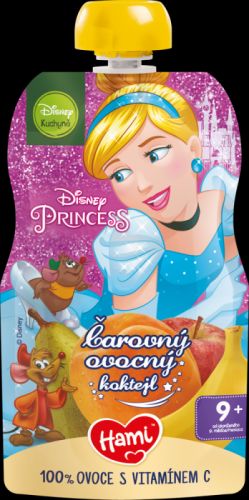 Hami Disney Princess ovocná kapsička Ovocný koktejl 6x110 g