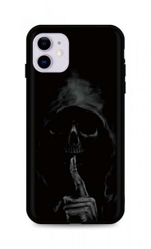 Kryt TopQ iPhone 11 silikon Dark Grim Reaper 48900