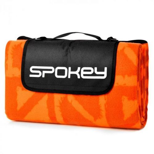 Deka pikniková Spokey Picnic 150x180 Apricote s popruhem - oranžová