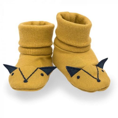 PINOKIO dětské capáčky/ponožky Secret Forest 56/62 žlutá