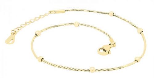 Troli Pozlacený kuličkový řetízek na nohu Hádek