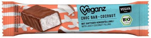 Veganz BIO Čokoládová tyčinka s kokosovou náplní