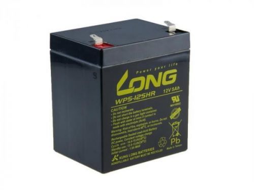 Long Long 12V 5Ah olověný akumulátor HighRate F1 (WP5-12SHR F1)
