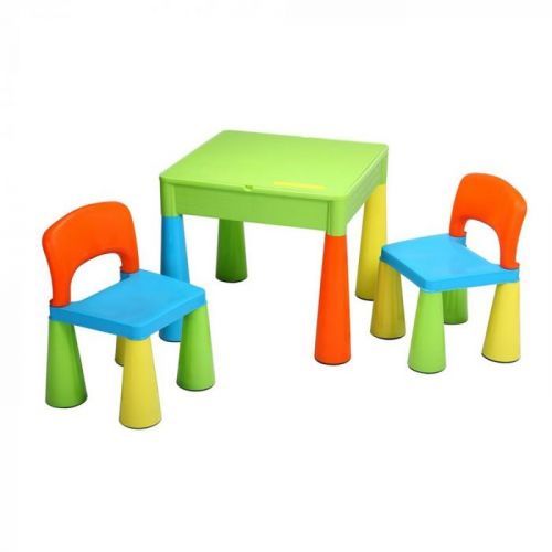 NEW BABY Dětská sada stoleček a dvě židličky NEW BABY multi color