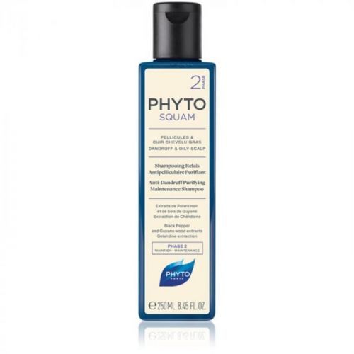 Phyto Phytosquam hloubkově čisticí šampon pro mastnou pokožku hlavy proti lupům