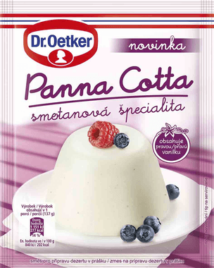 Dr. Oetker Panna Cotta s vanilkou (50 g)