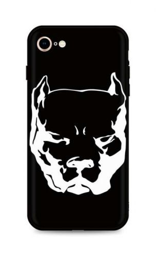 Kryt TopQ iPhone SE 2020 silikon Pitbull 49285