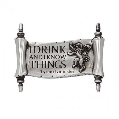 Nemesis Now | Game of Thrones - magnet I Drink And I Know Things
