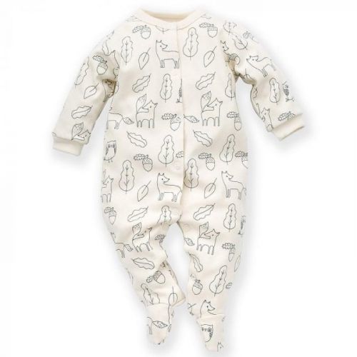 PINOKIO dětský overal Secret Forest 56 krémová