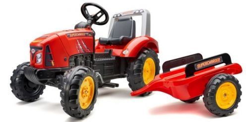 Traktor šlapací Supercharger červený