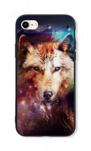 Kryt TopQ LUXURY iPhone 8 pevný Wolf 48623