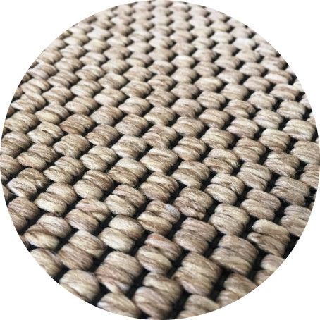 Vopi koberce Kusový koberec Nature světle béžový kulatý - 57x57 (průměr) kruh cm Béžová