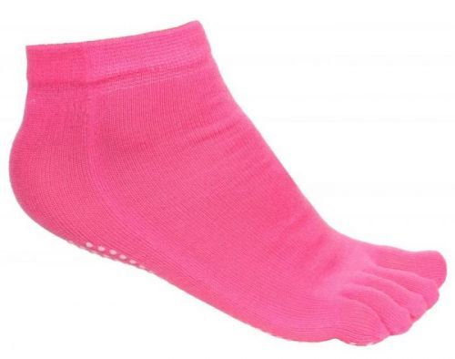 Grippy S1 ponožky na jógu, prstové barva: růžová