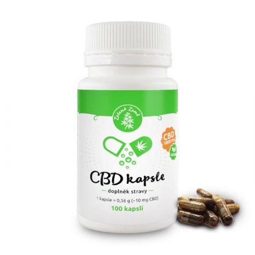 CBD kapsle -100 ks (*1000 mg CBD)