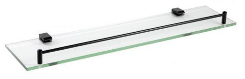 NOVASERVIS Polička se zábradlím Titania Naty černá 66653,5