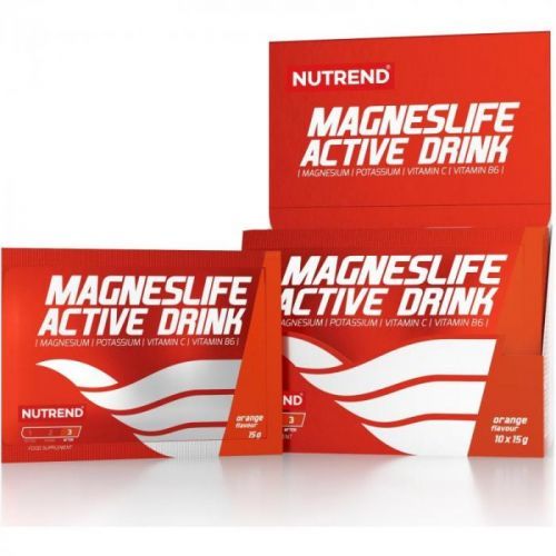Nápoj Nutrend MagnesLife Active Drink 10x15g - pomeranč
