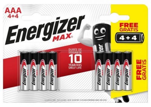 Energizer E301533900 Max AAA / 8 4 + 4