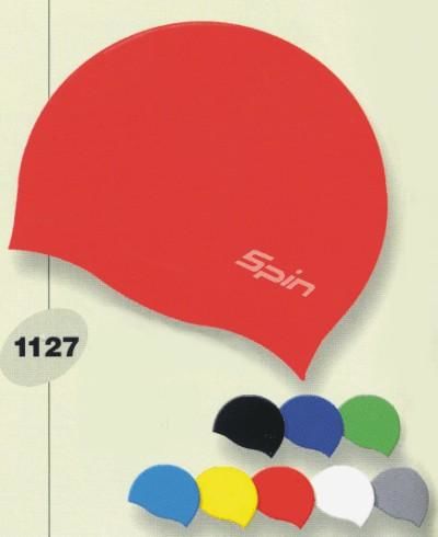 Koupací čepice SILICON SPIN 1127 červená - červená