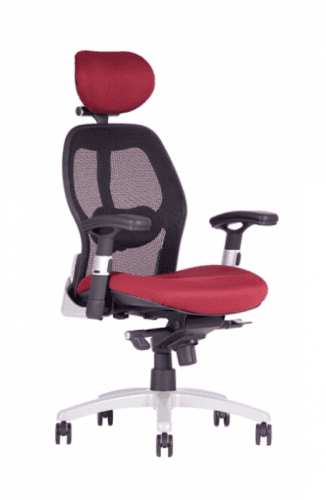 OFFICE PRO kancelářská židle Saturn vínová