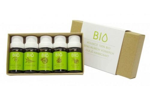 Hanscraft 100% BIO aroma esence kolekce 2 5x mix esenciálních vonných olejů 11 ml