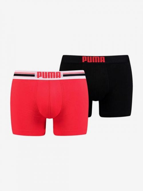 Boxerky Puma  Placed Logo Boxer 2 Pack