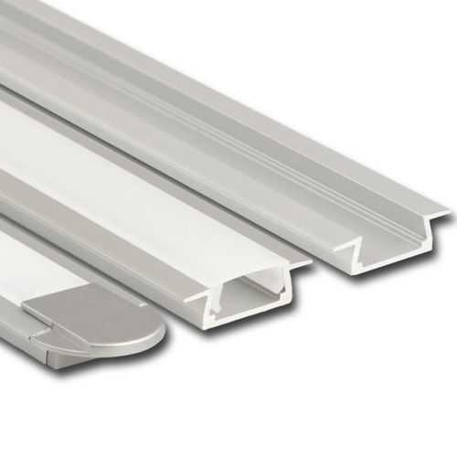 Vestavný hliníkový profil McLED VR 22x7mm mléčný difuzor komplet 1m ML-761.024.02.1