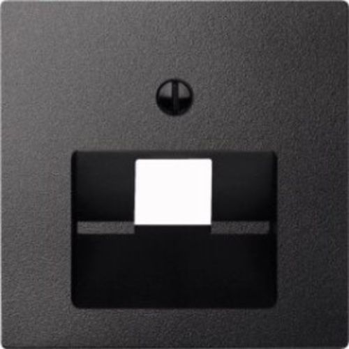 Merten centrální deska pro mechanismus RJ45 jednosegmentová System M antracit MTN298314