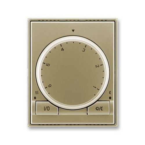 ABB Time, Time Arbo termostat pokojový otočný šampaňská 3292E-A10101 33