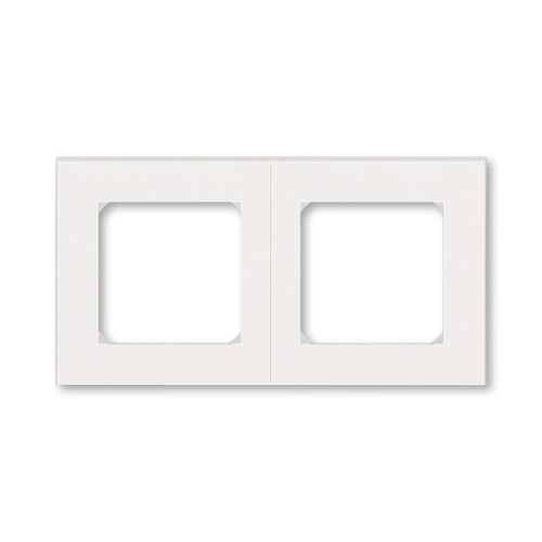 ABB Levit M dvojrámeček perleťová/ledová bílá 3901H-A05020 68
