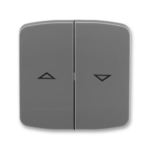 ABB Tango kryt vypínače žaluziového dělený s potiskem kouřová šedá 3558A-A662 S2