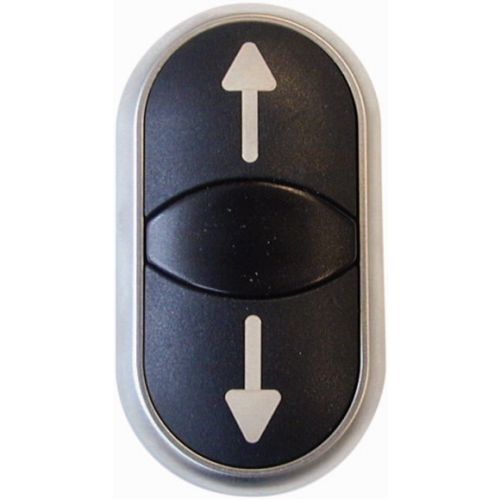 Dvojtlačítko se signálkou nahoru/dolů černá EATON M22-DDL-S-X7/X7 /216710/