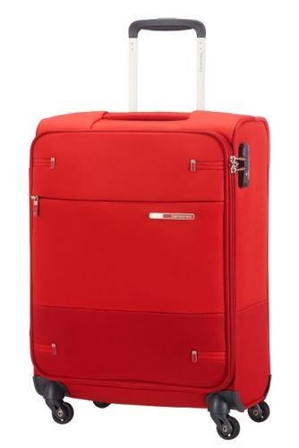 SAMSONITE Kufr Base boots malý na palubu Spinner 55/20 soft Red, 40 x 20 x 55 (79200/1726)