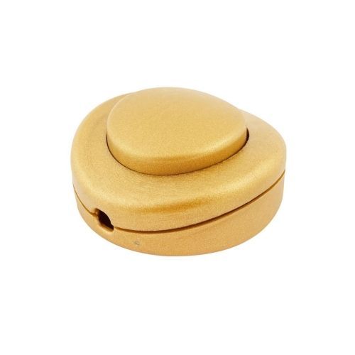 Vypínač nožní/nášlapný zlatý 350/VP/T