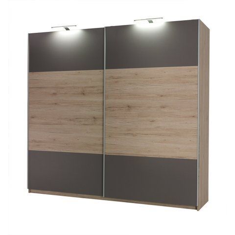 MARIDEX skříň DONELL 225, san remo/popel 225x211x63 san remo / popel