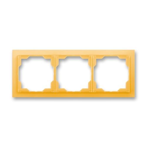 ABB Neo trojrámeček ledová oranžová 3901M-A00130 43